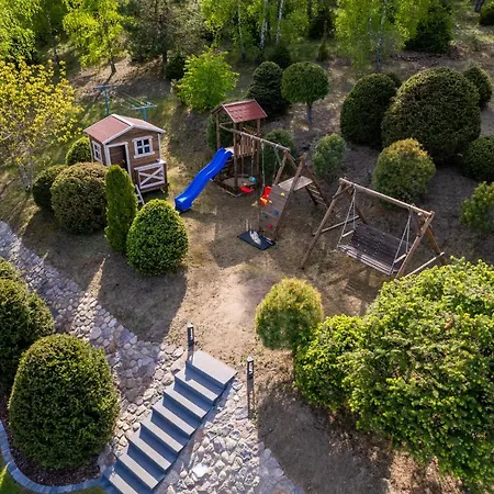 Dom Na Wzgorzu Z Widokiem Na Jezioro Z Balia I Sauna בית נופש Lipnica (Bytow)