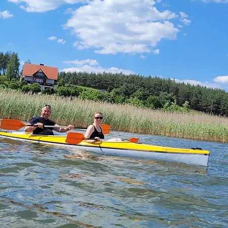 Dom Na Wzgorzu Z Widokiem Na Jezioro Z Balia I Sauna Semesterbostad Lipnica (Bytow)