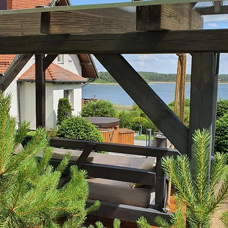 Dom Na Wzgorzu Z Widokiem Na Jezioro Z Balia I Sauna *