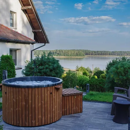 Dom Na Wzgorzu Z Widokiem Na Jezioro Z Balia I Sauna *