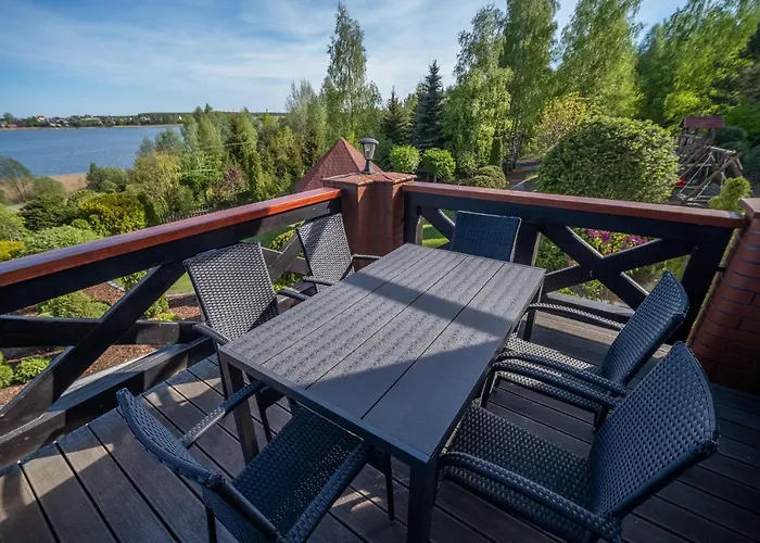 بيت للعطل Dom Na Wzgorzu Z Widokiem Na Jezioro Z Balia I Sauna *