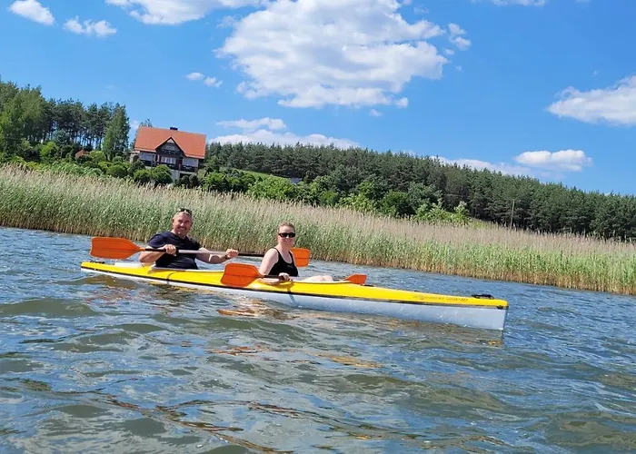 Dom Na Wzgorzu Z Widokiem Na Jezioro Z Balia I Sauna بيت للعطل Lipnica (Bytow)