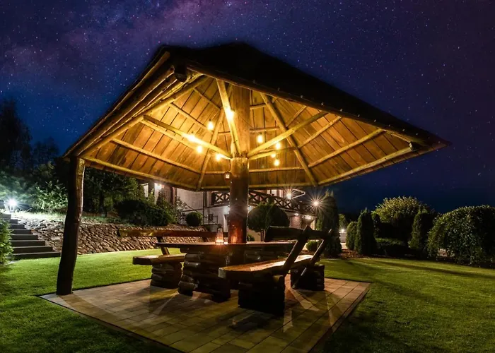 Dom Na Wzgorzu Z Widokiem Na Jezioro Z Balia I Sauna *