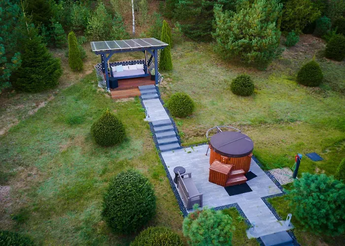 Dom Na Wzgorzu Z Widokiem Na Jezioro Z Balia I Sauna بيت للعطل Lipnica (Bytow)